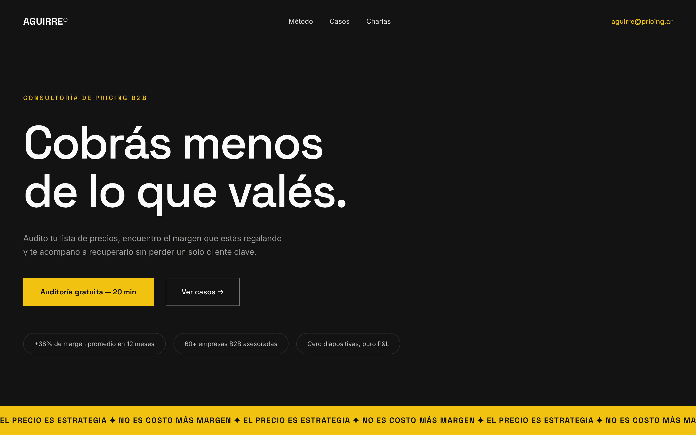 Landing de muestra — Consultoría (AGUIRRE)