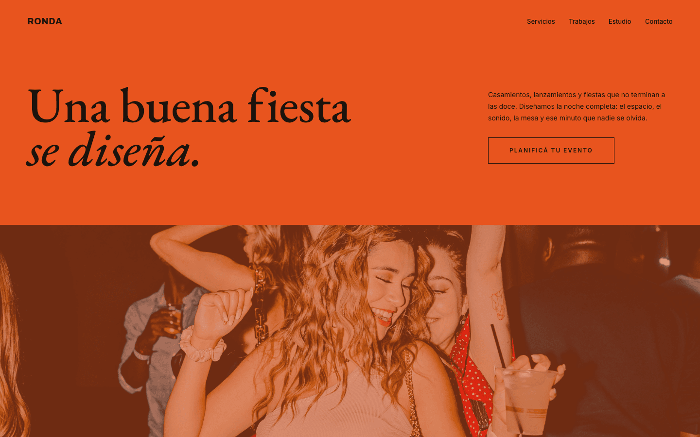 Landing de muestra — Eventos (RONDA)