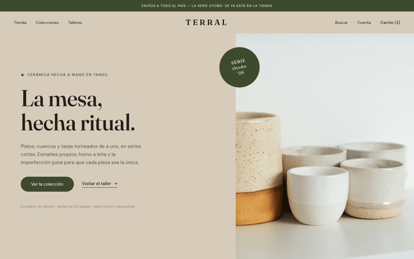 Landing de muestra — Retail (TERRAL)
